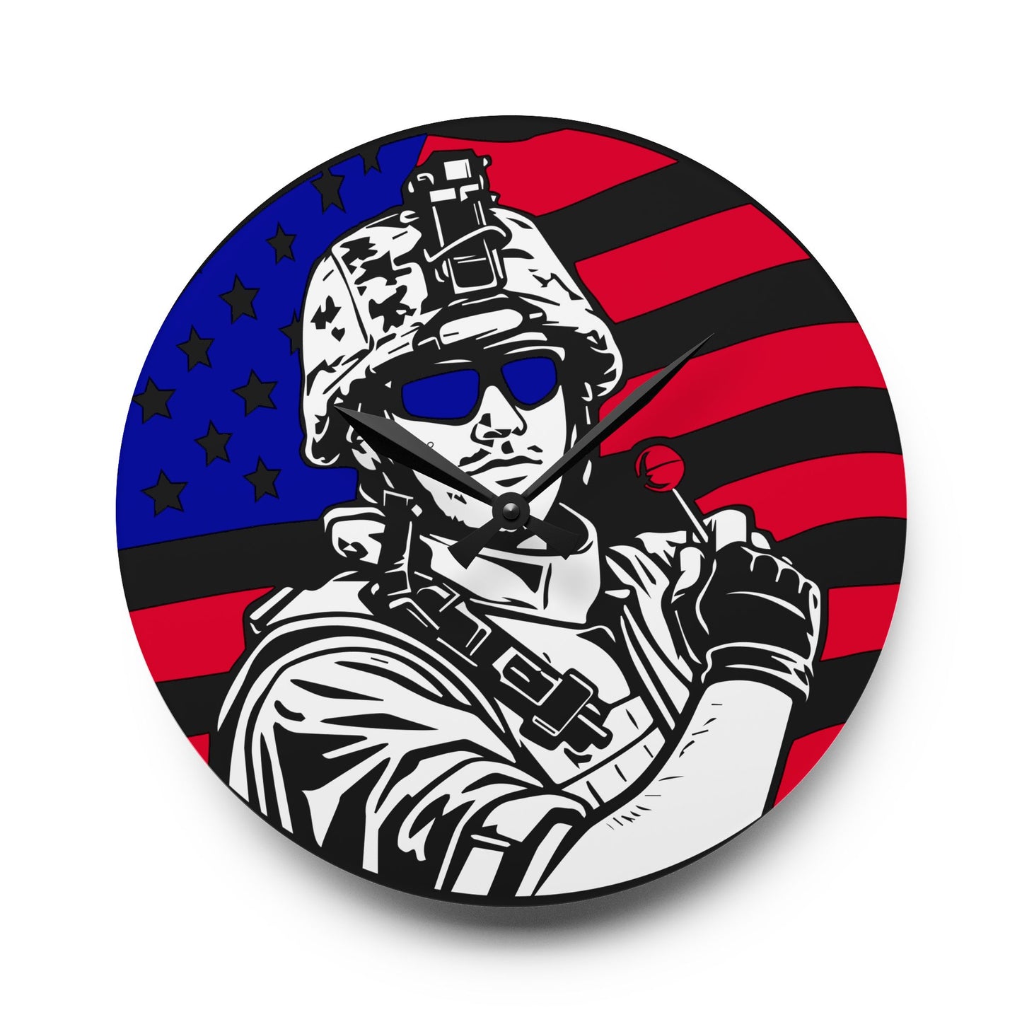 Tactical Decor Clock