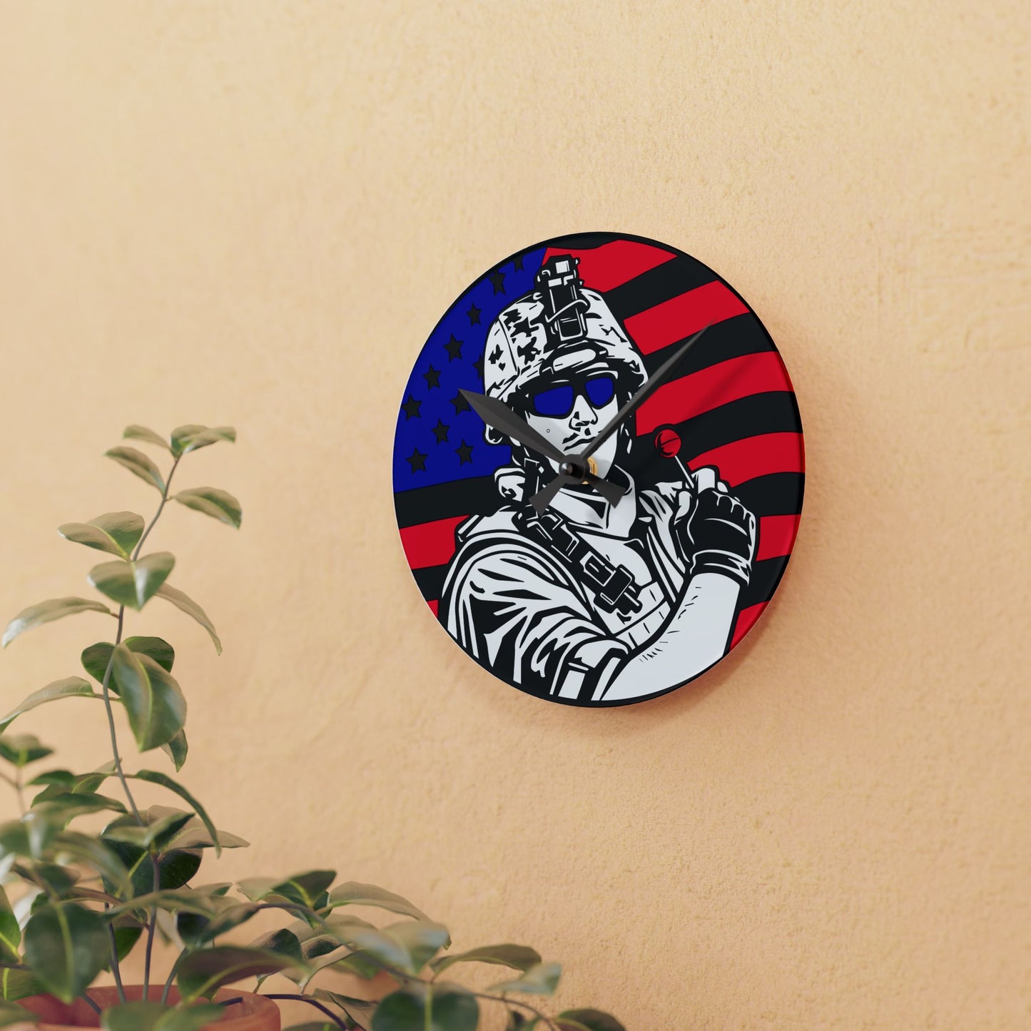 Tactical Decor Clock