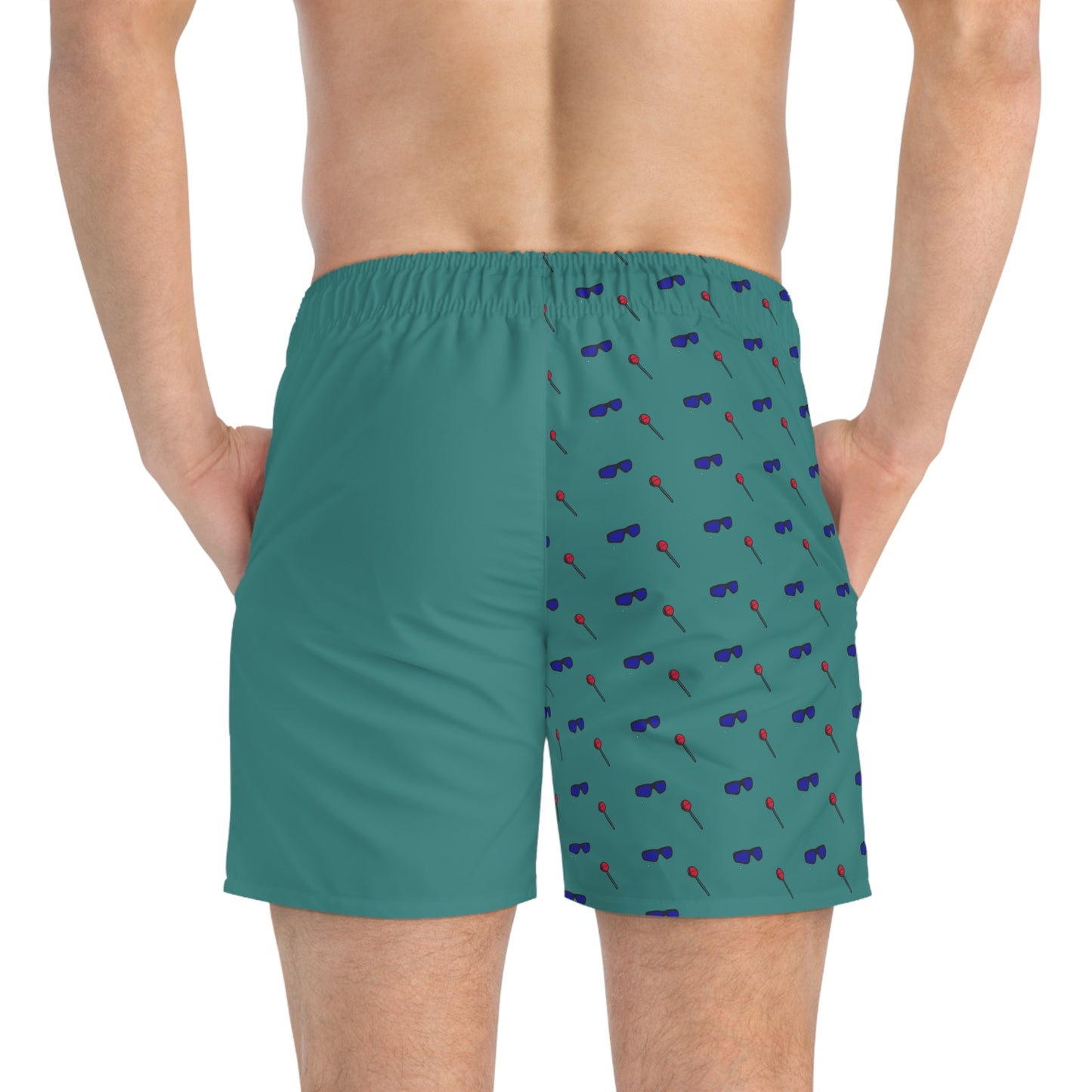 Teal Swim Trunks