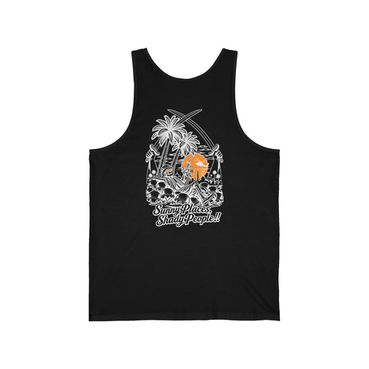 Sunny Places, Shady People!! (tank-top)