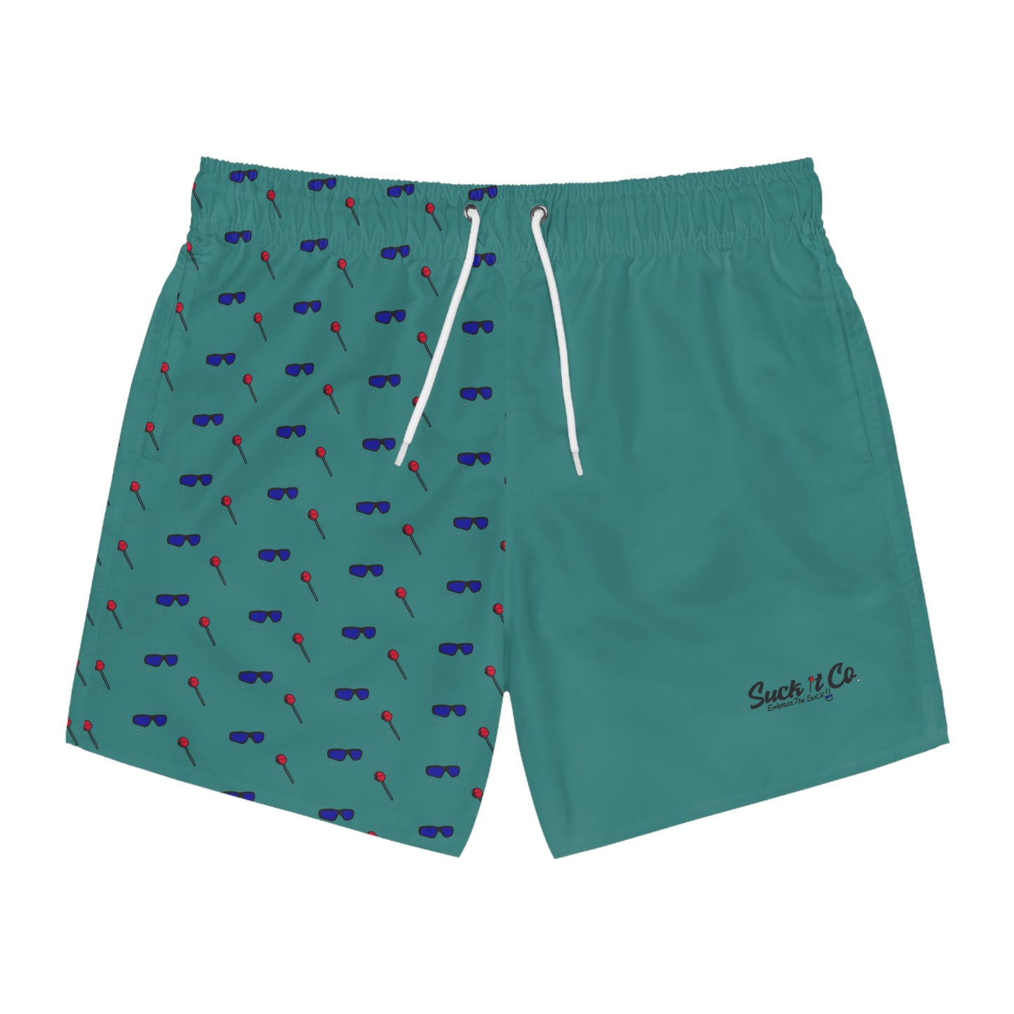 Teal Swim Trunks