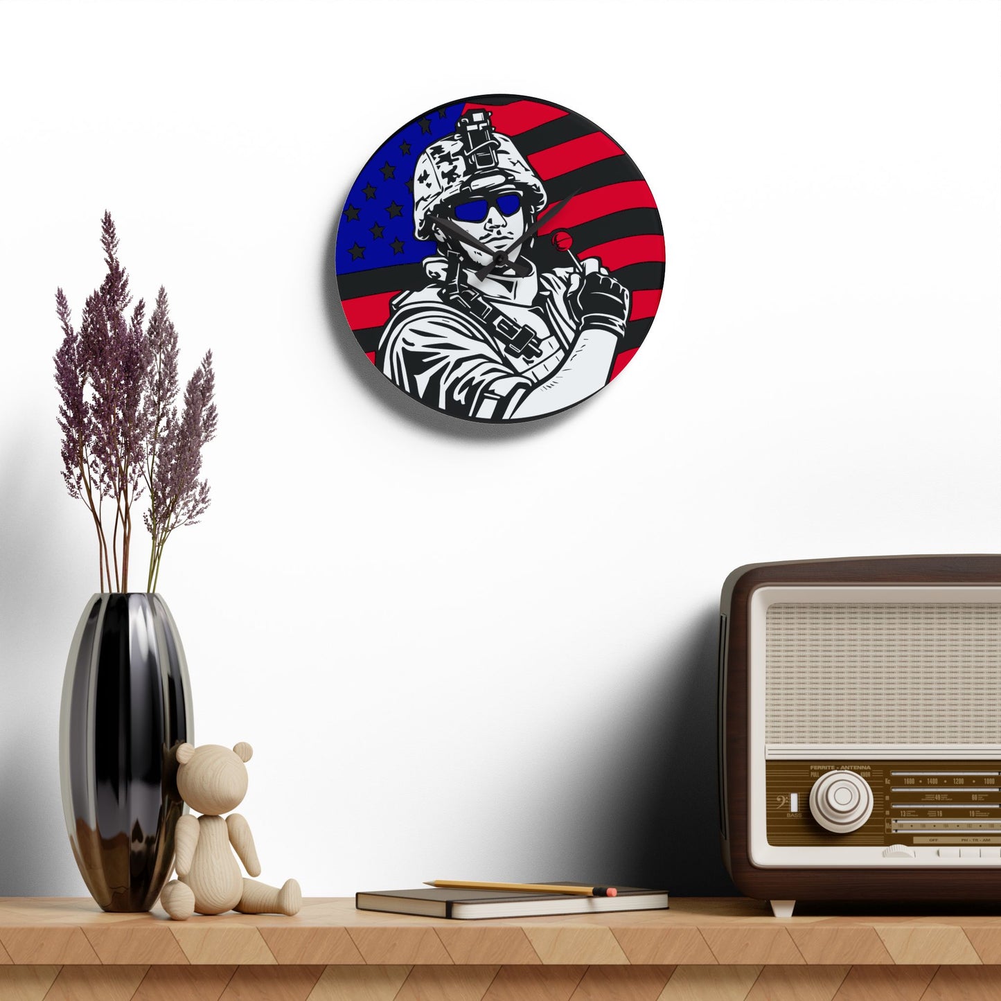 Tactical Decor Clock